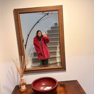 Apparis Bold Pink Faux Fur Jacket